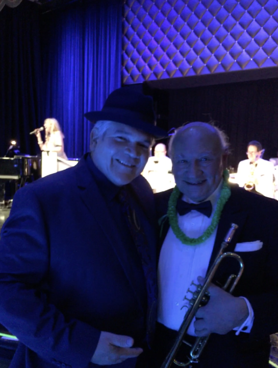 Monty Martin and Joe Battaglia in Manhattan, 2017